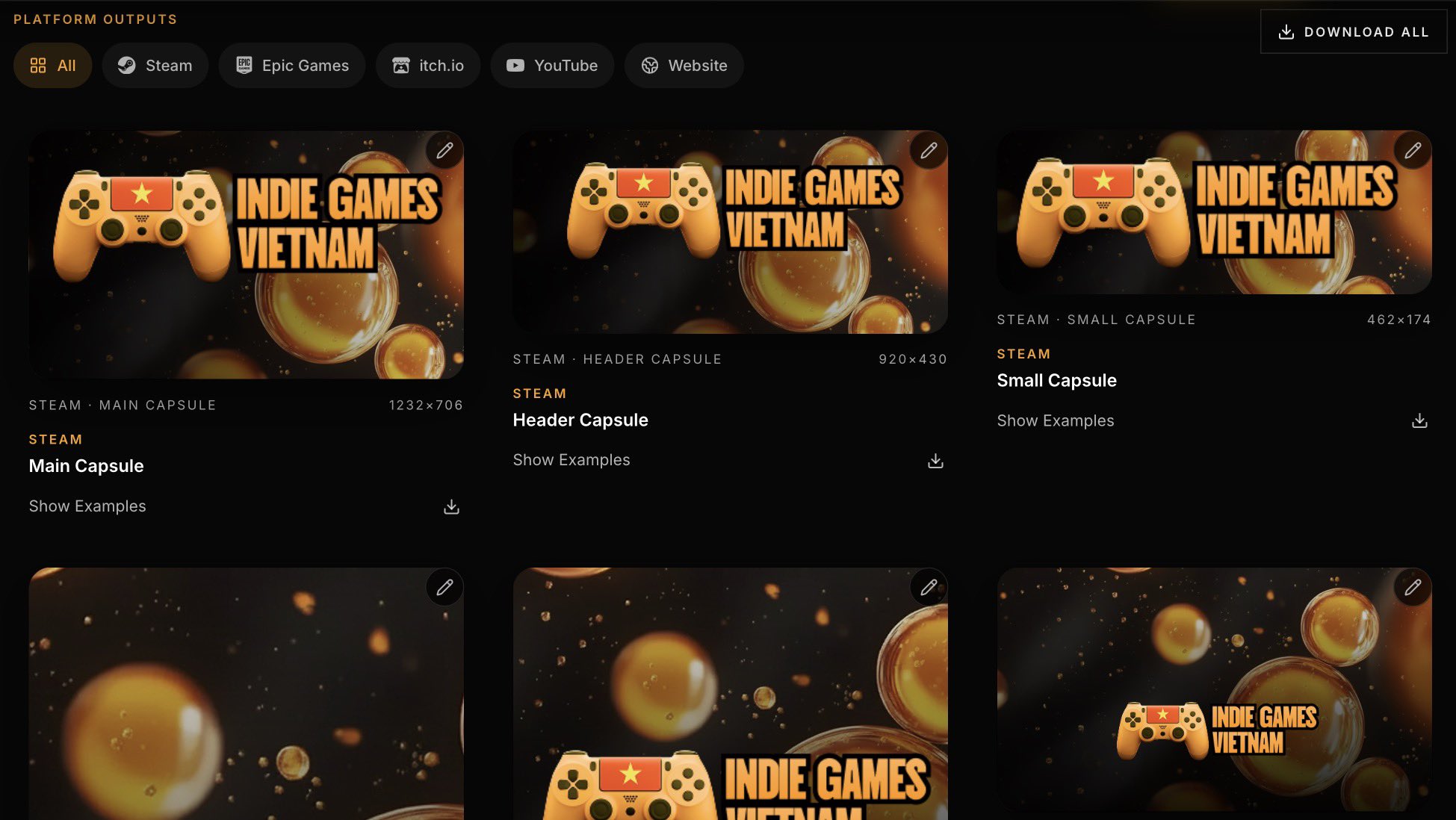 Indie game devs, we built a FREE Steam image generator!