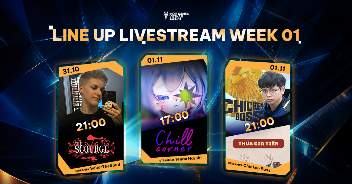 [IGVNA2026] NHÁ HÀNG LINE-UP STREAMER TUẦN 1 (31/10 – 01/11)