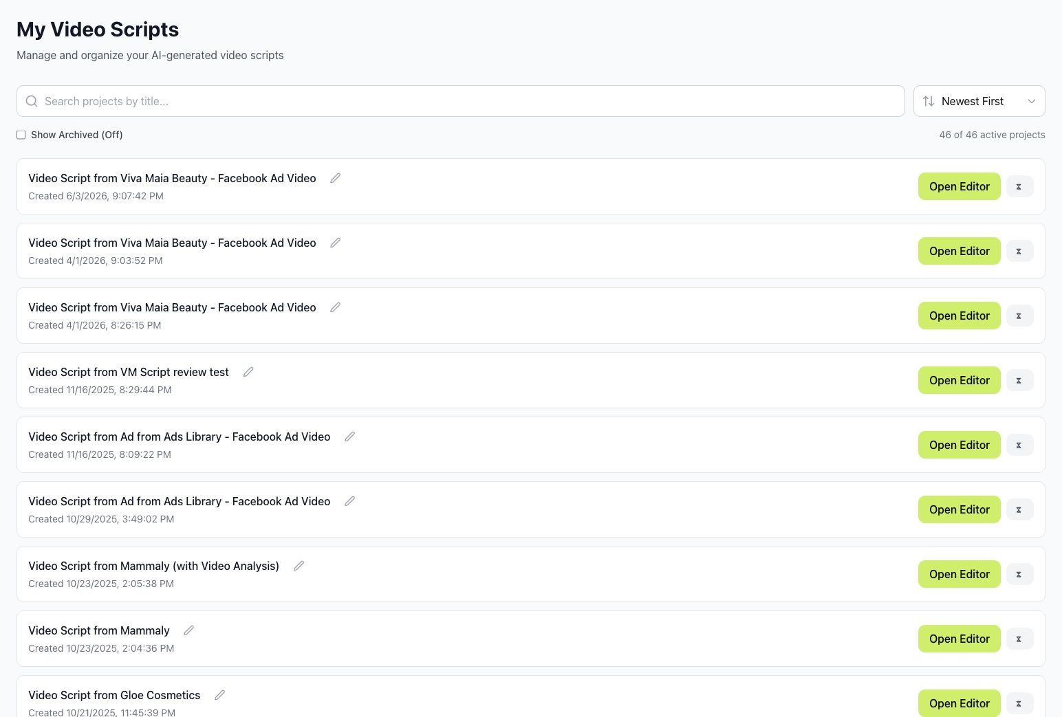 Growth Levers video script library